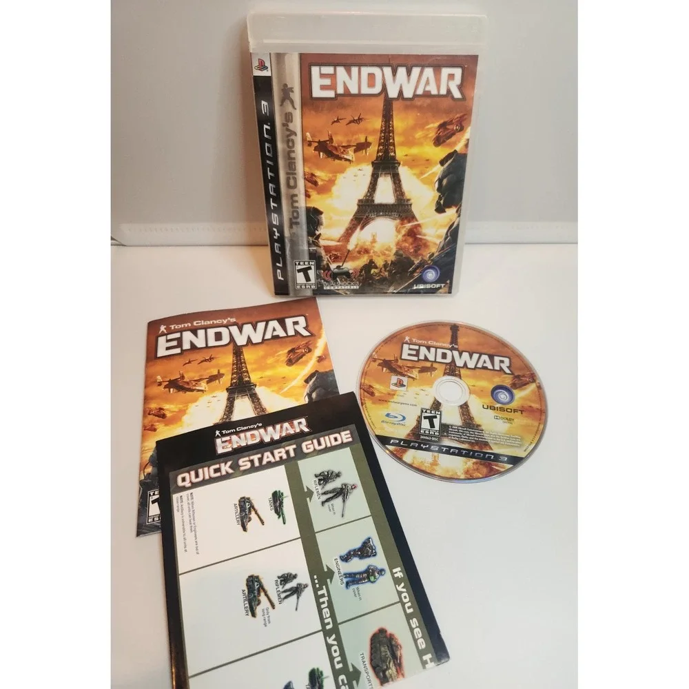 Tom Clancy's EndWar PlayStation 3 Video Game Multiplayer PS3 CIB Complete